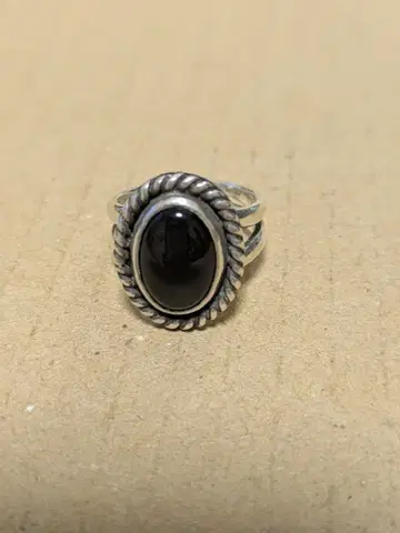 오닉스 실버 반지