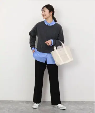 SLOBE IENA 블랙 슬랙스