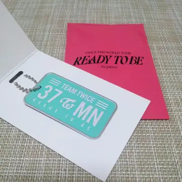 TWICE 5TH WORLD TOUR 플레이트 키링 미나