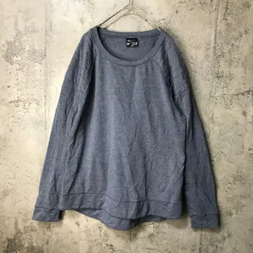 B705 구제 의류 트레이닝복 맨투맨 래글런 파랑 무지 90s Y2K