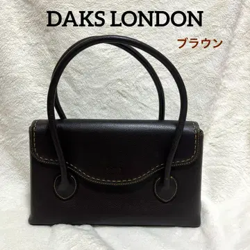 DAKS LONDON 가죽 브라운 백