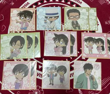 세가 럭키 쿠지 명탐정 코난 색지 세트