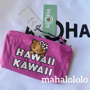 알로하 컬렉션 헬로키티 면세점 DFS 파우치 하와이 한정판
