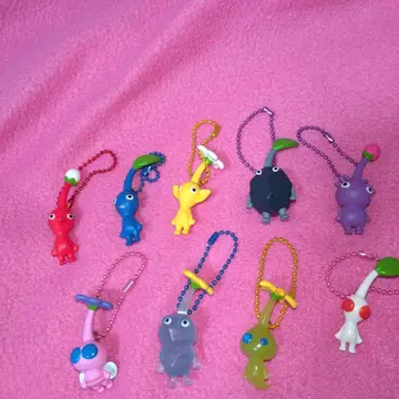 피크민 구미 키링 9개 세트