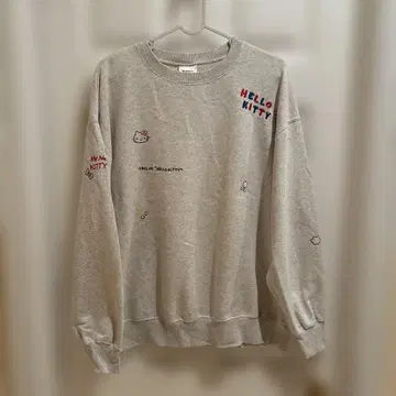 HELLO KITTY 그레이 맨투맨 FREAK'S STORE