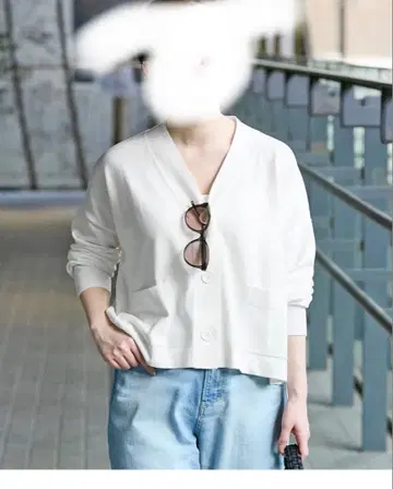 IENA 드라이 코튼 V넥 가디건