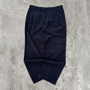 초와이드 90s 코듀로이 팬츠 다크 네이비 w38 와이드