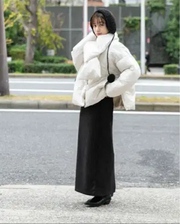 24AW 머플러 포함 심리스 다운 / (SENSE OF PLACE)