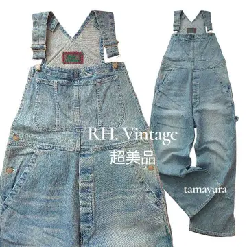 컨디션 최상 론 헤르만 빈티지 데님 살로펫 오버롤