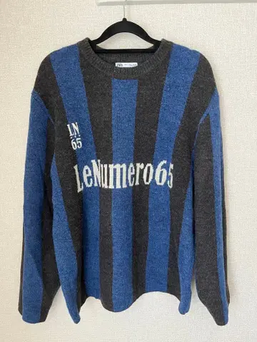 ZARA 스트라이프 니트 스웨터 긴팔 S