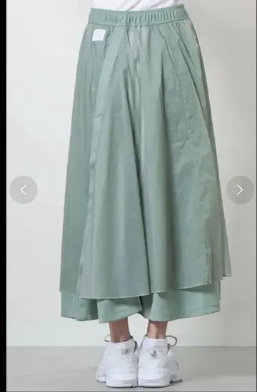 adidas 아디다스 롱 스커트 XS 민트 그린