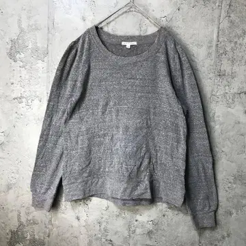 B708 구제 의류 트레이닝복 맨투맨 그레이 무지 90s Y2K