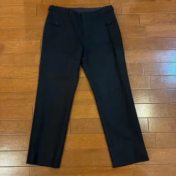 블랙 네이비 여성용 캐주얼 팬츠