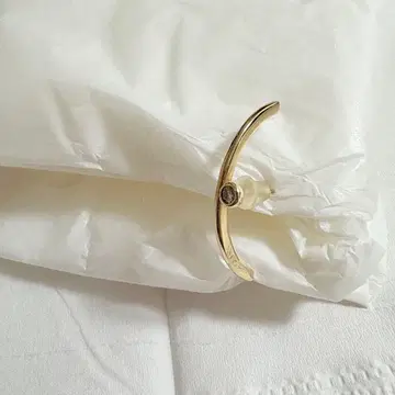 히로타카 귀걸이 한쪽 K10 다이아몬드 새상품급