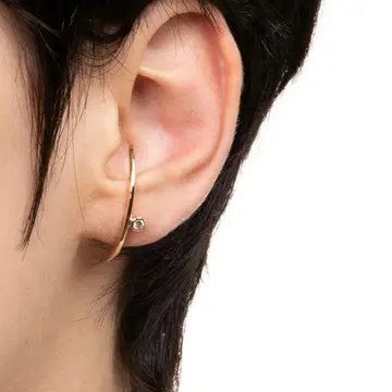 히로타카 귀걸이 한쪽 K10 다이아몬드 새상품급