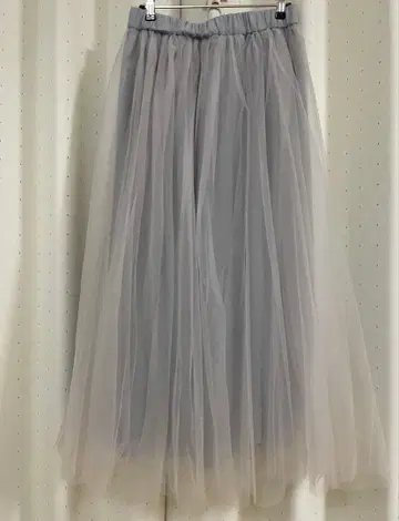 [ eclat 성인 샤샤 스커트 ] 라이트 그레이 사이즈 38