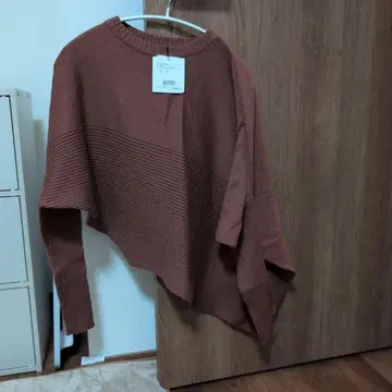 오즈모시스 비대칭 니트