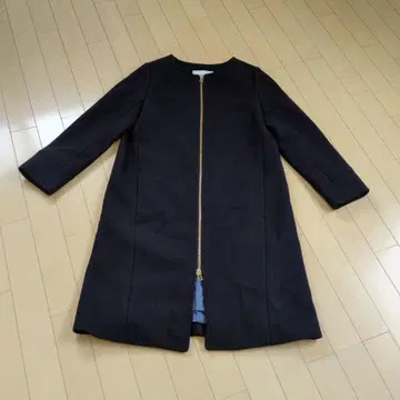 SLOBE IENA 다크 네이비 롱 코트