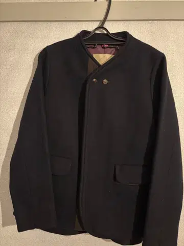 팔라스 팰리스 멜톤 코트 숏 기장 다크 네이비