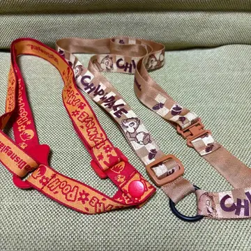 오리엔탈랜드 칩과 데일 & 곰돌이 푸 스트랩