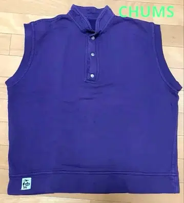 USA CHUMS 맨투맨 베스트 슬리브리스 트레이닝복 구제 의류