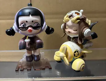 스컬 팬더 skullpanda 피규어 2세트