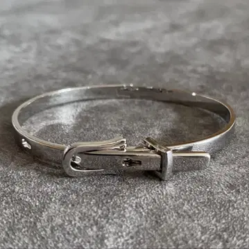 멕시칸 주얼리 실버 925 벨트 팔찌 뱅글 버클