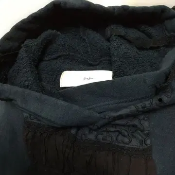 블랙 프릴 후드티 미사용 새상품 미시착