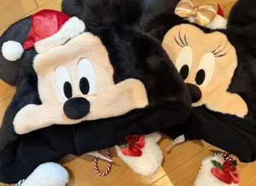 디즈니 크리스마스 2025 미키 미니 팬캡 세트