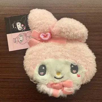 산리오 마이멜로디 페이스형 미니 파우치
