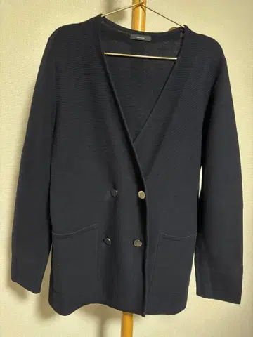allureville 네이비 노카라 자켓 가디건 사이즈 2 ( M )