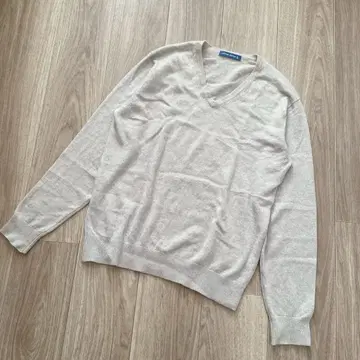 리미티드 에디션 니트 v넥 무지 베이지 M 캐주얼 평상복