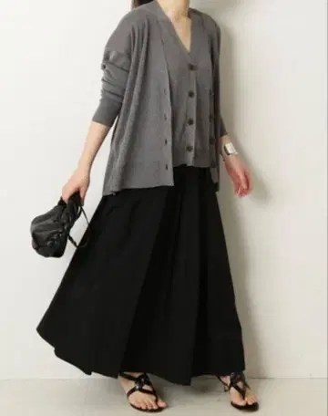 저널 스탠다드 레사쥬 빈티지 나일론 스커트