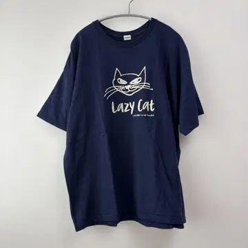 chimala Lazy Cat 셔츠 XL 네이비 chimala
