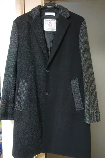 뷰티 앤 유스 해리스 트위드 코트 남성용