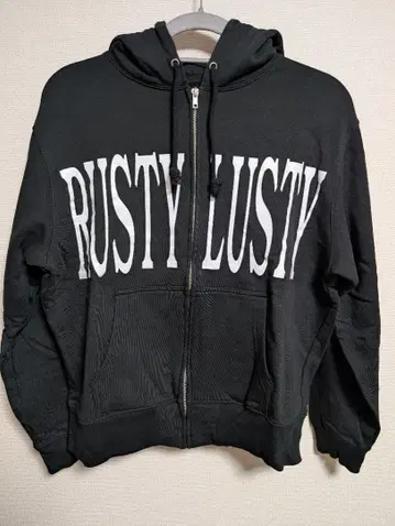 LUSTY 블랙 후드티 M 사이즈