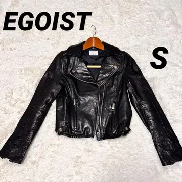 [ 새상품급 ] EGOIST 에고이스트 리얼 램 가죽 라이더 자켓