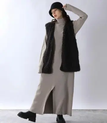 JEANASIS 리브 터틀 멜로우 원피스 택 포함