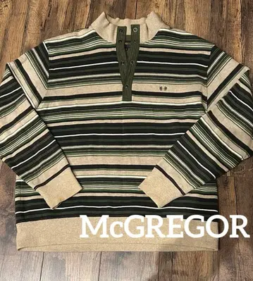McGREGOR 맥레거 니트 스웨터 보더