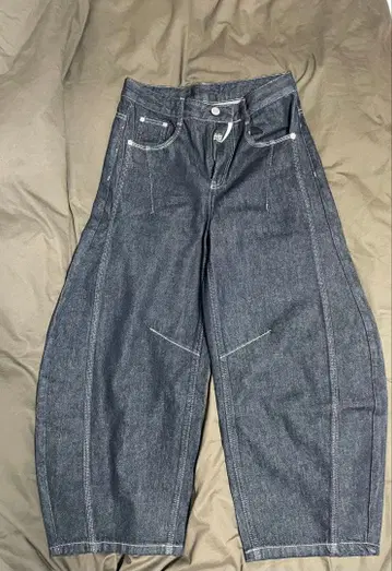 지저인 데님 와이드 데님