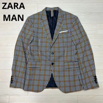 ZARA MAN 자라맨 체크 무늬 테일러드 자켓