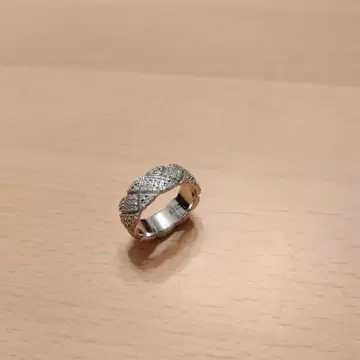 최고급 모이사나이트 모이사나이트 파베 반지 14호