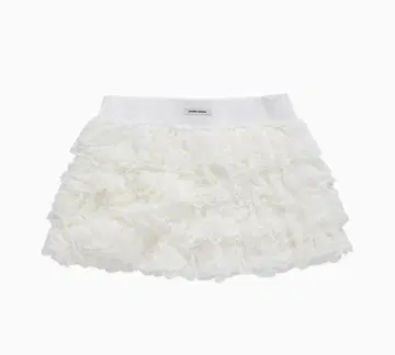 CRANK 프릴 미니 스커트 크랭크
