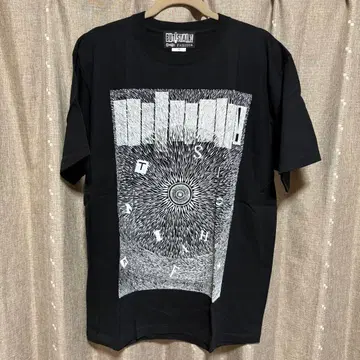y111003 BUTTSTAIN 반팔 프린트 셔츠 블랙 XL
