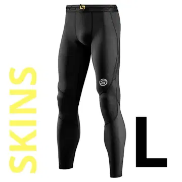 SKINS 레깅스 남성용 블랙 L