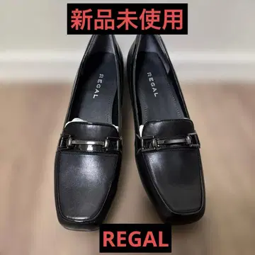 [ 미사용 새상품 ] REGAL 23.5cm*로우힐 펌프스*블랙