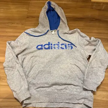 adidas neo 후드 부착 트레이닝복 J/L 그레이/블루