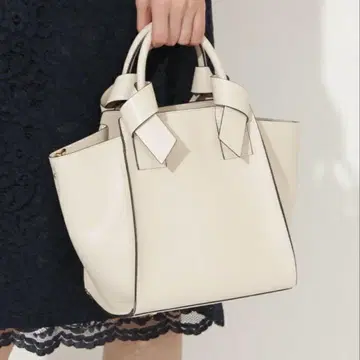 내추럴 뷰티 베이직 리본 핸들 토트 핸드백 숄더백