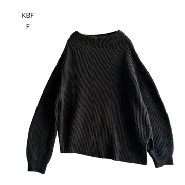 [ KBF ] 니트 모크넥 블랙 사이드 슬릿 어반 리서치 1184