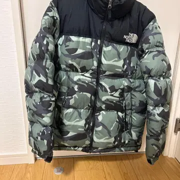 THE NORTH FACE 카모플라쥬 다운 자켓 L